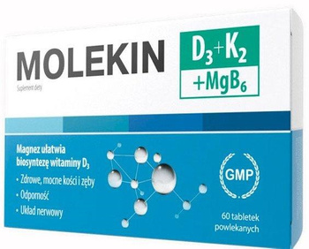 Molekin D3+K2+MgB6 60 tabl.