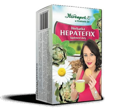 Herbata HEPATEFIX Herbapol 20 toreb.