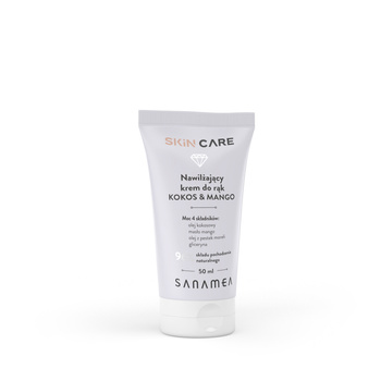 SKIN CARE SANAMEA  Nawilżający  krem do rąk KOKOS & MANGO