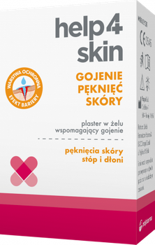 Help4Skin gojenie pęknięć skóry plaster w żelu 7 ml