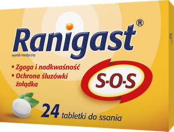 Ranigast SOS 24 tabletki do ssania