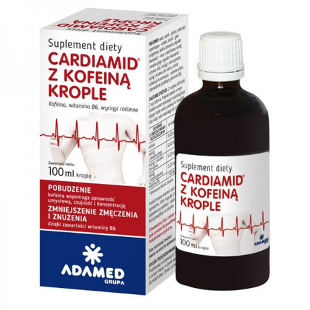 Cardiamid z kofeiną krople 100 ml