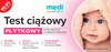 medi pharm Test ciążowy płytkowy 1szt. 