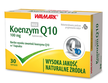 Koenzym Q10 100 mg max 30 kapsułek