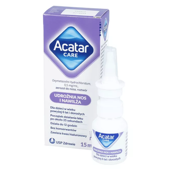 Acatar Care aer.d/nosa 0,5mg/ml 15ml