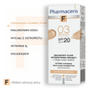 Pharmaceris F Coverage-Correction delikatny fluid intensywnie kryjący SPF 20 03 bronze (brązowy) 30 ml