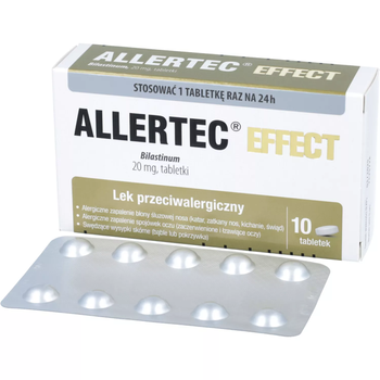 Allertec Effect 20 mg 10 tabl.