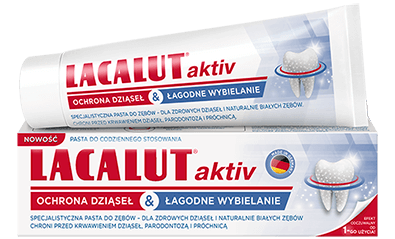 LACALUT AKTIV Pasta do zębów ochrona/łagodne wybielanie 75ml