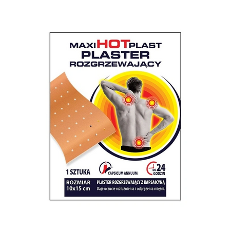 MaxiHotPlast plaster rozgrzewający 1 sztuka