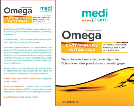 medi pharm Omega z wit. D3 i E