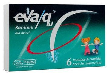 Eva/qu bambini czopki dla dzieci 6 sztuk