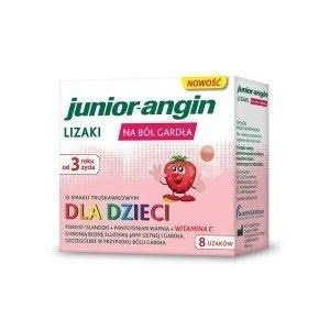 Junior-angin lizaki 1 opakowanie (8 sztuk)