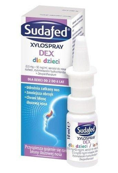 Sudafed Xylospray DEX d/dzieci aer. 10 ml