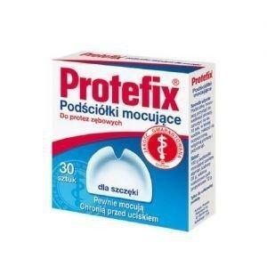 Protefix podściółki mocujące do protez zębowych dla szczęki 30 sztuk