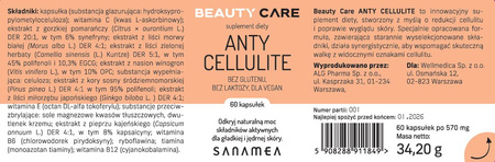 SANAMEA Beauty Care - Antycellulite 60 kaps.