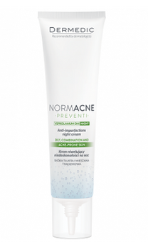 Dermedic Normacne krem niwelujący niedoskonałości na noc 40 ml