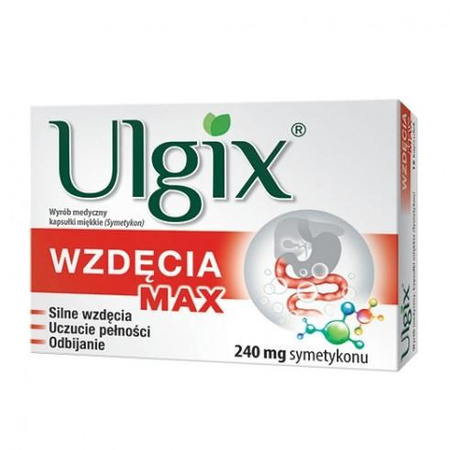 Ulgix Wzdęcia Max 15 kapsułek