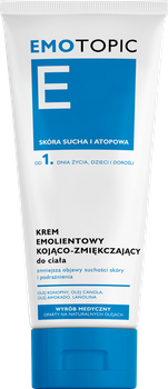 Emotopic Krem kojąco-zmiękczający do ciała do codziennego stosowania 200 ml