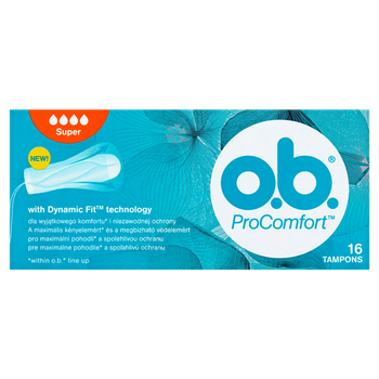 O.B. ProComfort Super Tampony 16 sztuk
