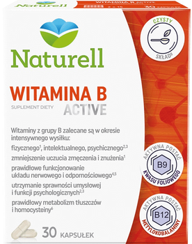Naturell Witamina B Active 30 kapsułek