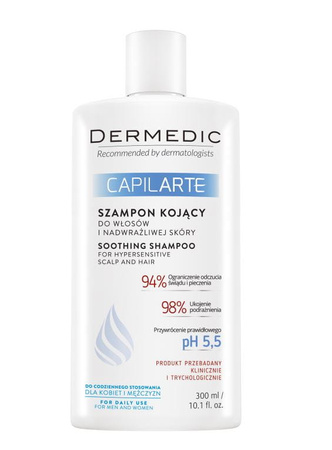 Dermedic Capilarte szampon kojący do włosów i nadwrażliwej skóry 300 ml