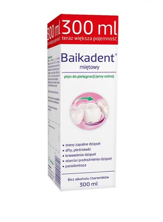 Baikadent płyn miętowy 300 ml