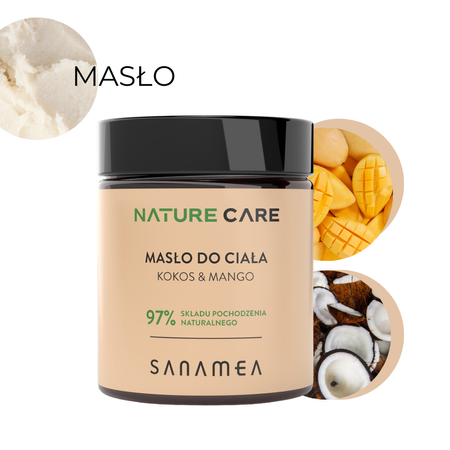 SANAMEA NATURE CARE Masło do ciała - Kokos & Mango