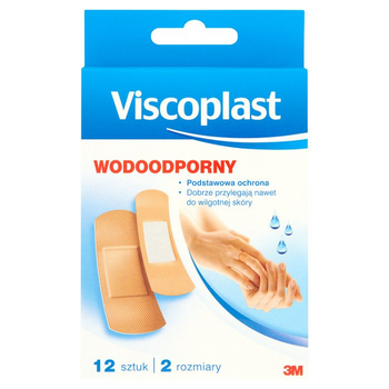 Viscoplast plastry wodoodporne 12 sztuk