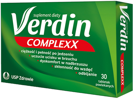 Verdin Complexx pomoc dla układu trawiennego 30 tabletek