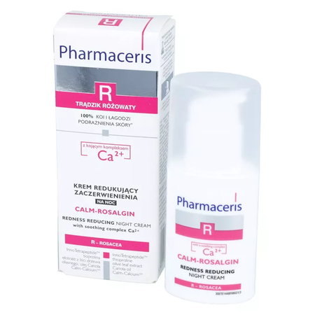 Pharmaceris R Calm-Rosalgin krem redukujący zaczerwienia na noc 30 ml