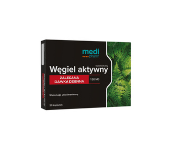 medi pharm Węgiel aktywny - 20 kapsułek