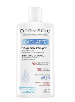 Dermedic Capilarte szampon kojący do włosów i nadwrażliwej skóry 300 ml