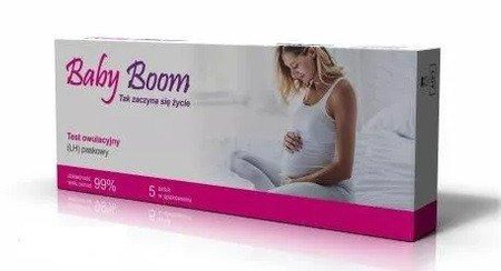 Baby Boom test owulacyjny (LH) paskowy 5 sztuk