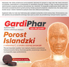 GardiPhar Porost Islandzki z witaminą C o smaku czarnej porzeczki  - 16 pastylek do ssania