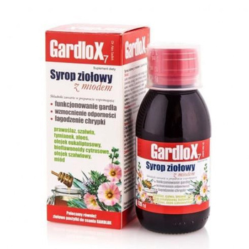 Gardlox 7 syrop ziołowy bez cukru 120 ml