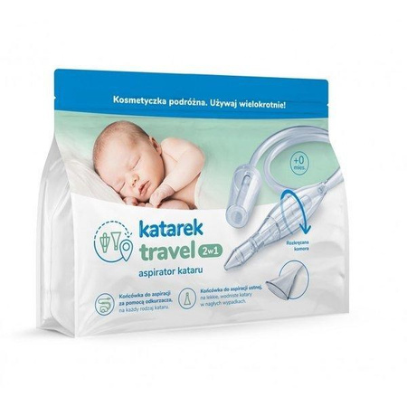 Katarek Travel 2 w 1 aspirator ustny i do odkurzacza