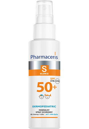 Pharmaceris S mineralny spray ochronny SPF 50+ do twarzy i ciała 100 ml