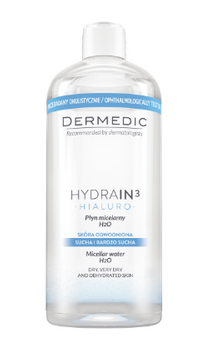 Dermedic Hydrain3 płyn micelarny H2O 500 ml