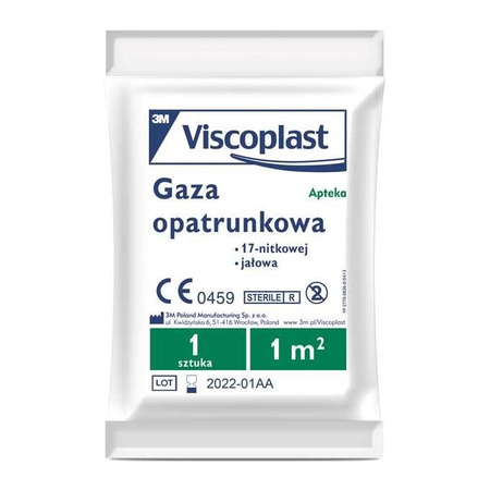 GAZA Bawełniana 1M2 JALOWA 17-NITK. VISCOPLAST 3M