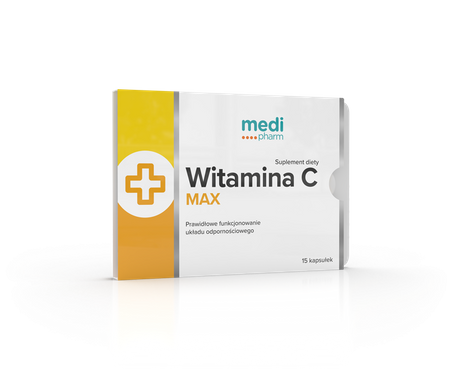 Medi Pharm witamina C MAX 15 kapsułek