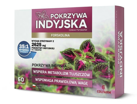 Pokrzywa indyjska 60 tabletek