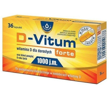 D-Vitum forte 1000 j.m. 60 kapsułek