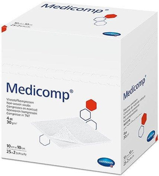 Kompresy MEDICOMP 10 x 10cm z wlók.jal. 2x