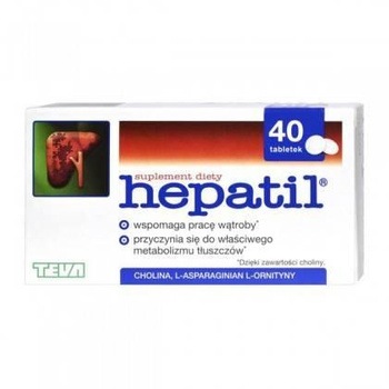 Hepatil 150 mg 40 tabletek