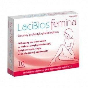 Lacibios femina 10 kapsułek  ODBIÓR OSOBISTY - LODÓWKA