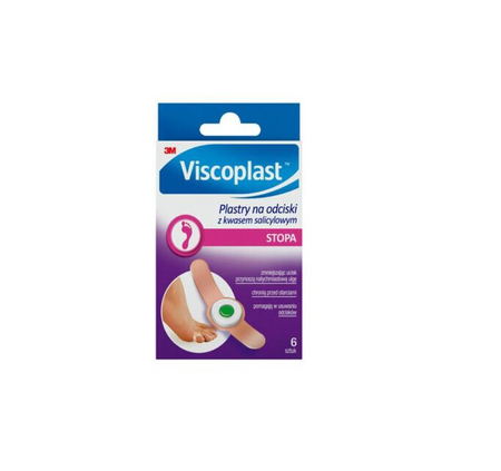 Viscoplast plastry na odciski z kwasem salicylowym 6 sztuk