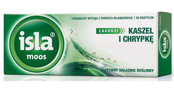 Isla Moos kaszel i chrypka 30 pastylek do ssania