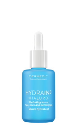 Dermedic Hydrain3 serum nawadniające twarz, szyję i dekolt 30 ml