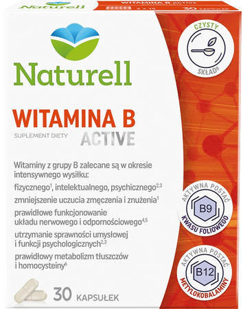 Naturell Witamina B Active 30 kapsułek