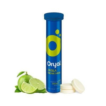 Oryal o smaku limonkowo-cytrynowym 20 tabletek musujących